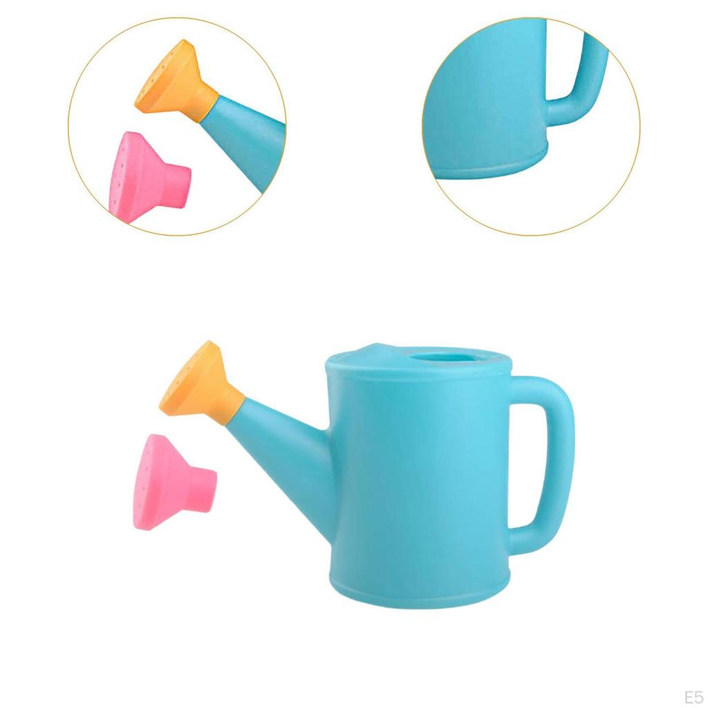 Маленькая лейка 23,7 унции с разбрызгивающей головкой, удобная ручка, чайник для полива, садоводство, развлечения