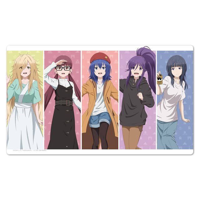 TV Anime Character Rubber Mat Chika Koyomi Yui Fuyune Riri "That's Journey" & & & &