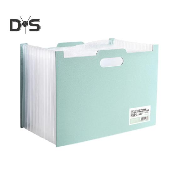 Папка-аккордеон, вертикальный органайзер для файлов, 13 карманов, папка с цветными этикетками для домашнего офиса, школы