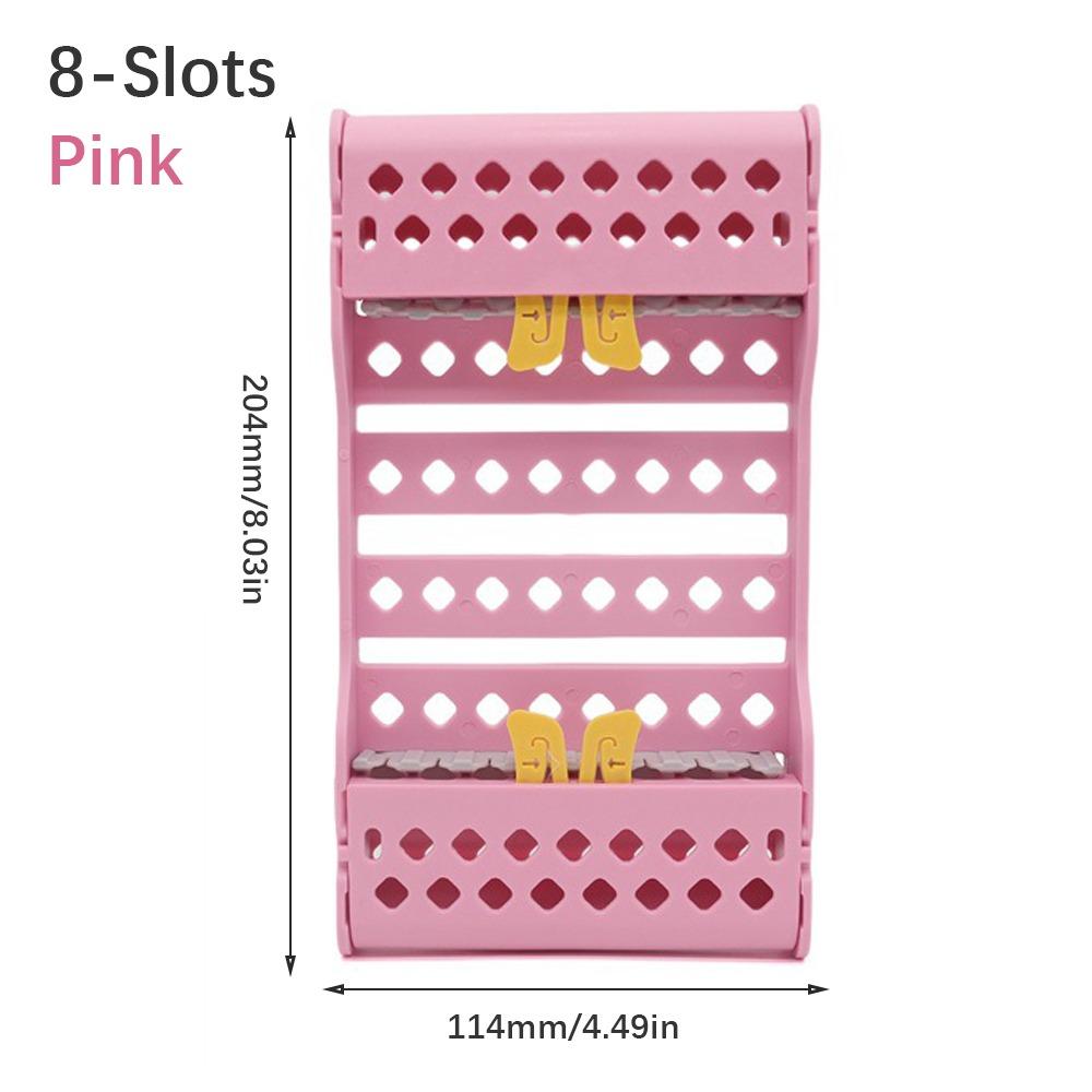 Multicolor Dental Disinfection Rack Plastic Dental Burs Holder Sterilization Tray Rack  Laboratory