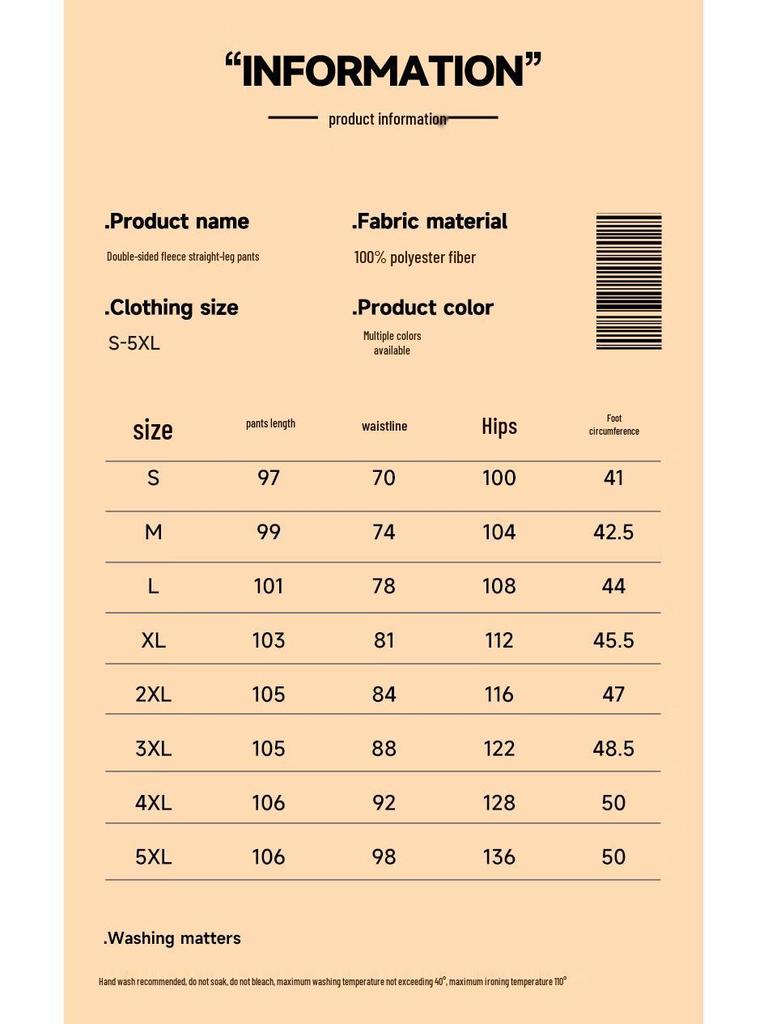 GENIOLAMODE Мужские повседневные брюки прямого кроя с флисовой подкладкой