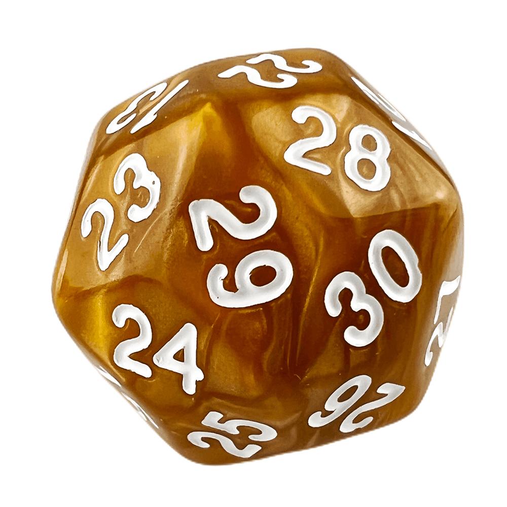 D30 игральные кости многогранные игральные 1 шт 30-гранные игральные кости для настольных игр развлечения аксессуары