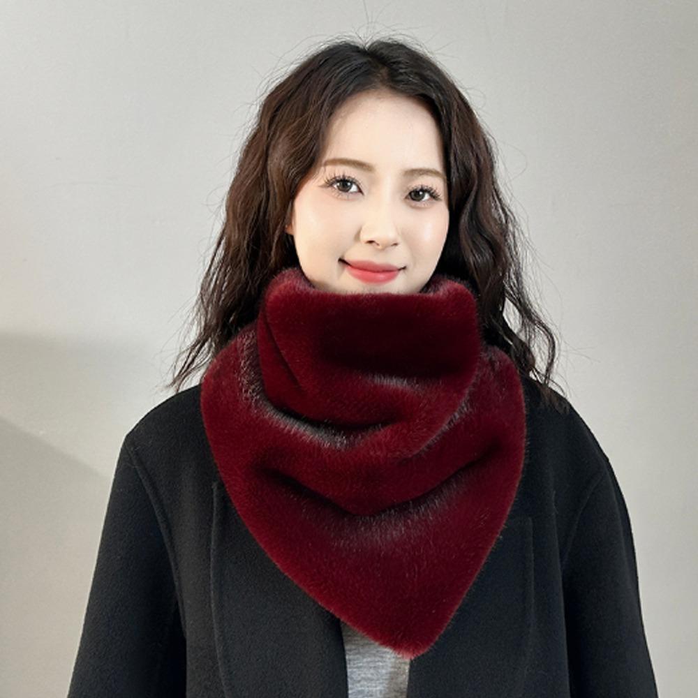 Long Wrap Faux Fur Scarf Soft Plush Faux Fur Neck Scarf New Neck Warmer Women