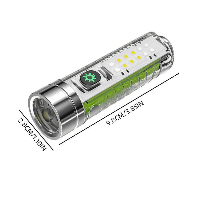 Rechargeable Handheld Flashlights High Lumens 6 Modes LED Brightest Waterproof Flash Light for Emergencies, Camping, Hiking