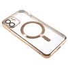 iPhone 12 Case, Electro MagSafe, Gold + Screen Protector