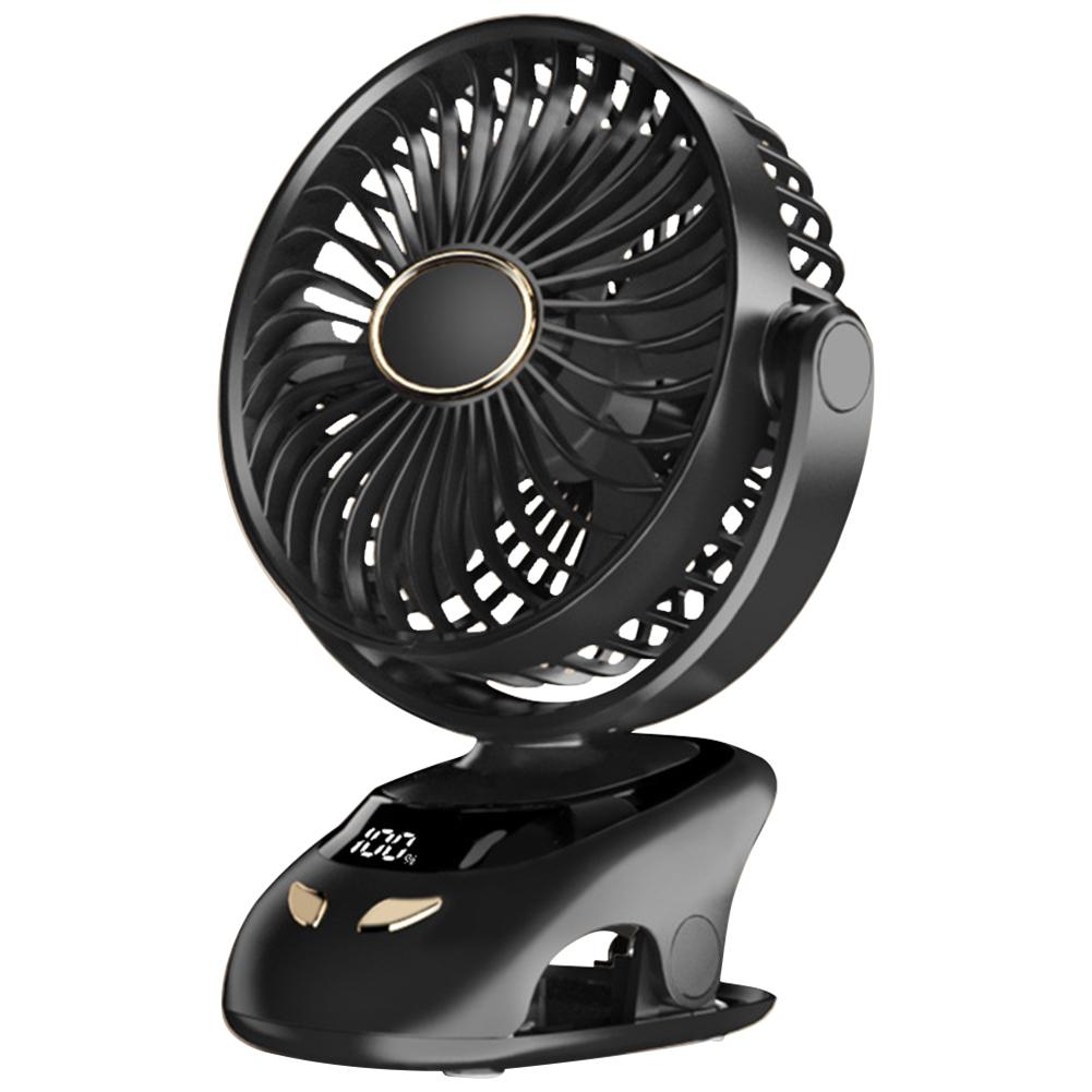 Portable Clip On Fan Rechargeable USB Desk Fan Quiet Table Fan 360 Degree Rotation Desktop Fan for Home Office Stroller Camping