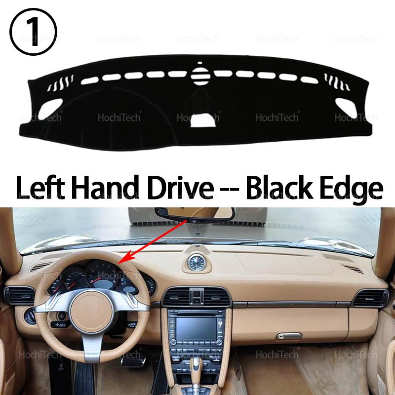 Car Dashboard Cover Avoid Light Pad trument Platform Cover Mat Carpet for Porsche 911 997 GT3 2004-2011 2006 2007 2008 2009