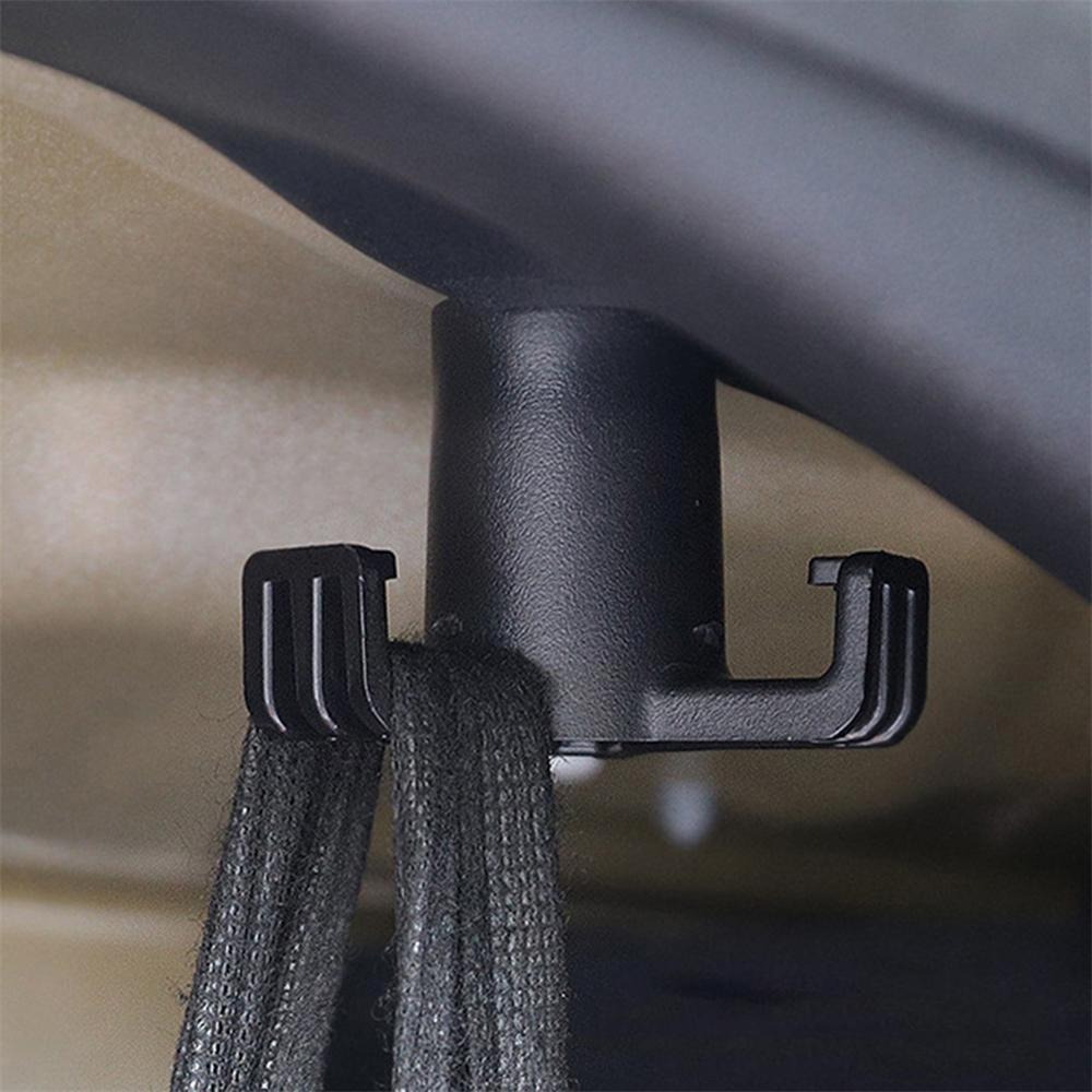 1x Крючок для заднего багажника автомобиля Держатель вешалка для сумки с грузом Черный Для Tesla Model 3 2017-2022