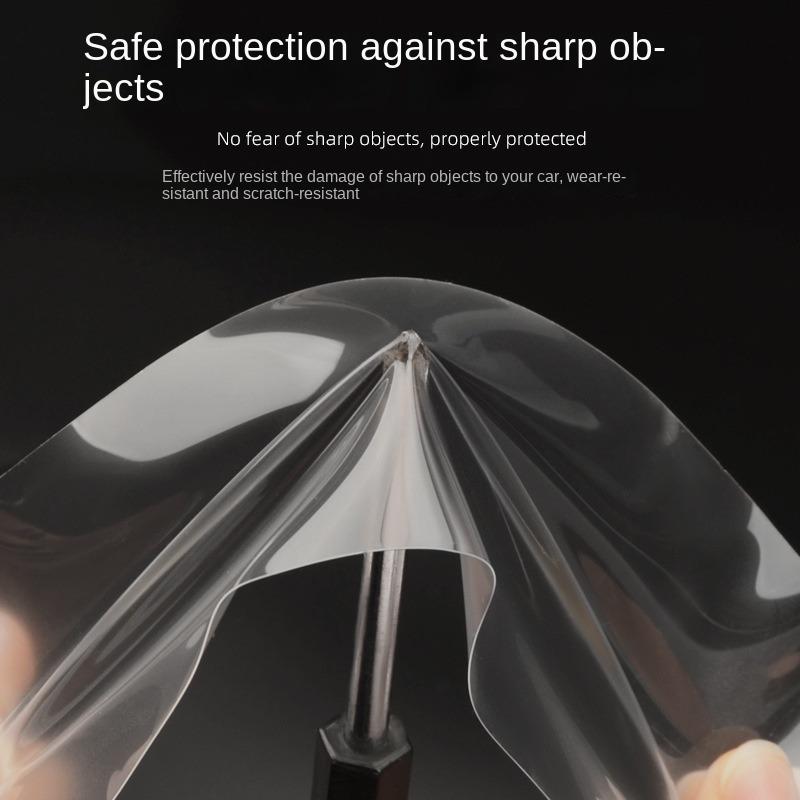 Для Tesla Model 3 Model Y 2017-2025 Защитная пленка для дверной ручки от царапин - перевернутая защитная пленка для дверной ручки TPU Автомобильная одежда