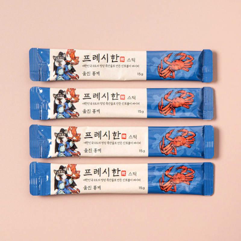 [Питомец] Свисток Свежие палочки 4 шт. Ульчжинский красный краб