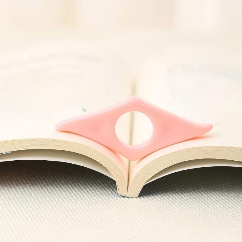 Акриловый держатель для пальца для книг, поддержка большого пальца, закладка, помощник для чтения, легко открывать книги