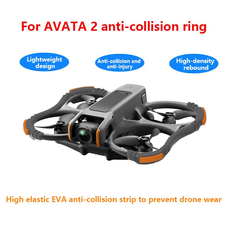 Подходит для защитного чехла для лезвия Dji Avata2, противоударной полосы Eva, бампера для стабилизатора, аксессуары для безопасного перехода