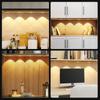 Motion Sensor LED Night Light USB Wireless Ultra Thin LED Wine Cooler Light For Kitchen Cabinet Bedroom Wardrobe Indoor Lighting