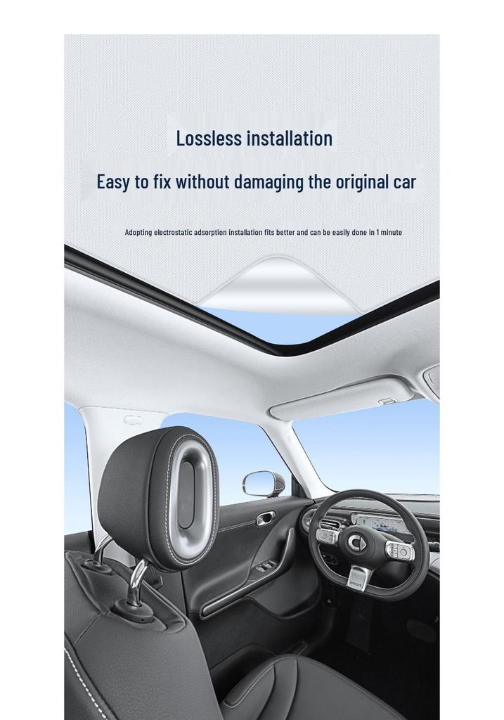 Электростатическая солнцезащитная шторка люка для Mercedes-Benz SMART FORFOUR 135