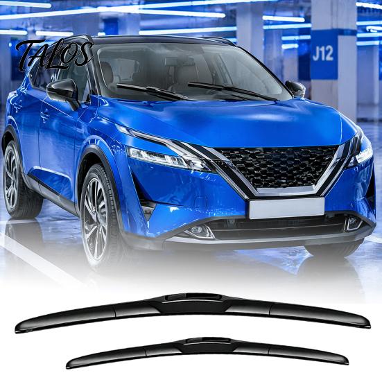 Прочные автомобильные дворники 2 шт. Комплект дворников для Nissan Qashqai J12 2021-2024, 17/26 дюймов с быстрой установкой, передние дворники,