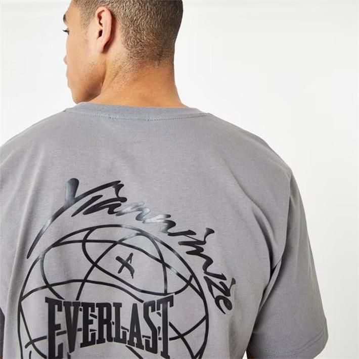 Everlast x Yiannimize Graphite Men's T-Shirt, Size XXL