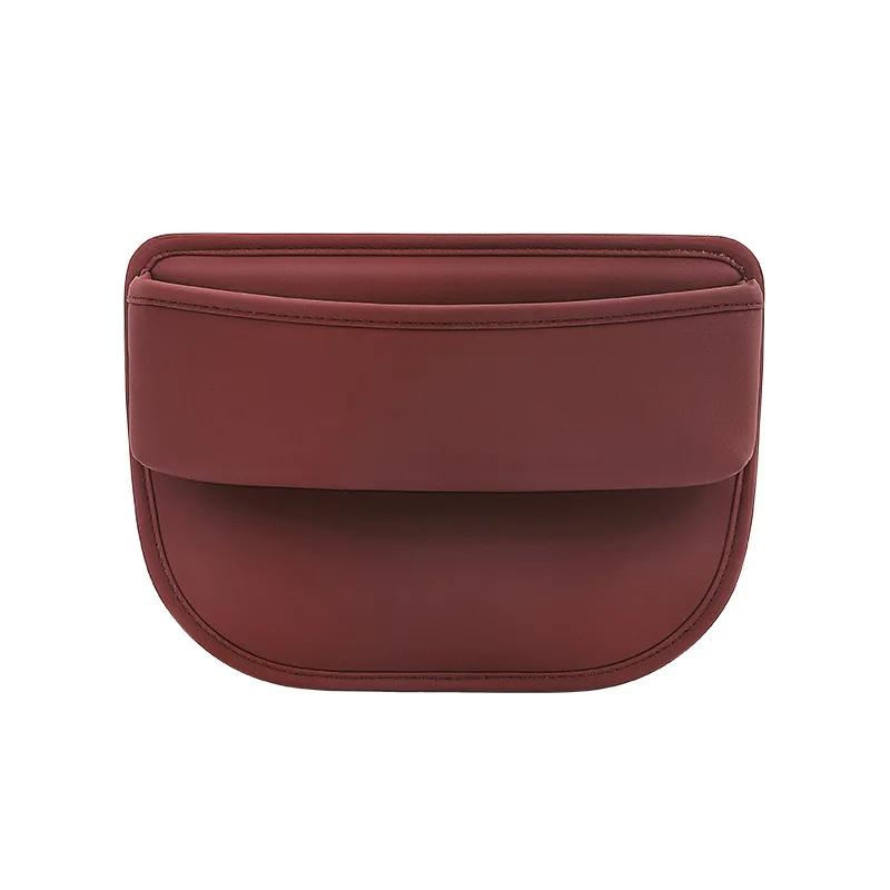 Автомобильные аксессуары для интерьера органайзер для щели между сиденьями коробка сумка для хранения непромокаемый универсальный кожаный автомобильный консольный боковой карман для щели