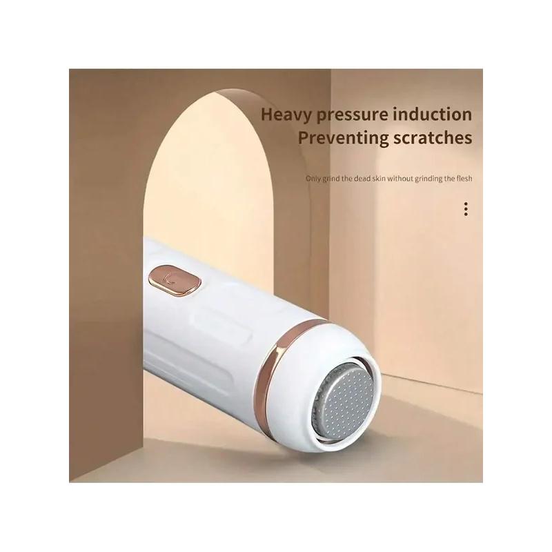 Автоматическая машинка для ухода за ногами дома, перезаряжаемая от USB, шлифовальная машинка для ног с вакуумом, водонепроницаемая пилка для удаления мозолей и отшелушиватель ороговевшей кожи