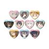 TV Anime "My Neighbor, Arya-san, Who Sometimes Whispers In Russian" Trading Scene Heart-Shaped Can Badges, Box of 10