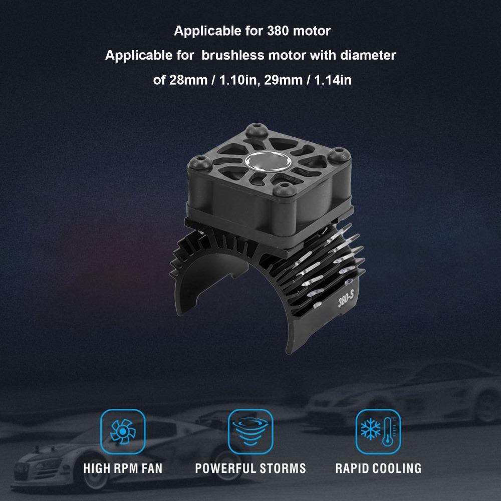 Aluminum Alloy RC Motor Cooling Fan Heatsink 8.4V RC Radiator Fan  RC Motor