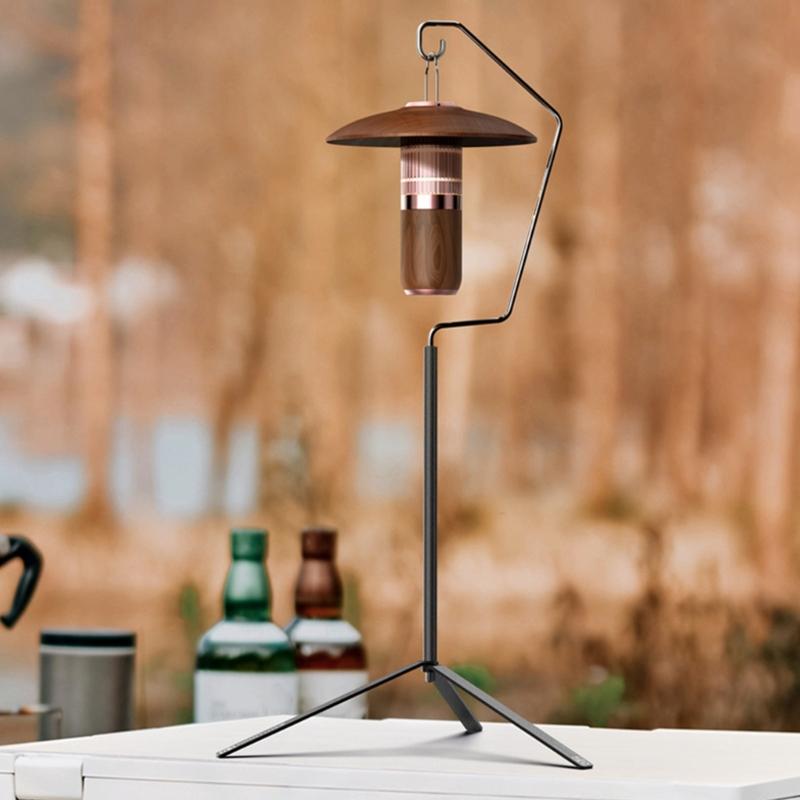 Camping Light Table Stand Outdoor Light Hanging Stand Detachable Lamp Brackets Outdoor Light Hanging Stand