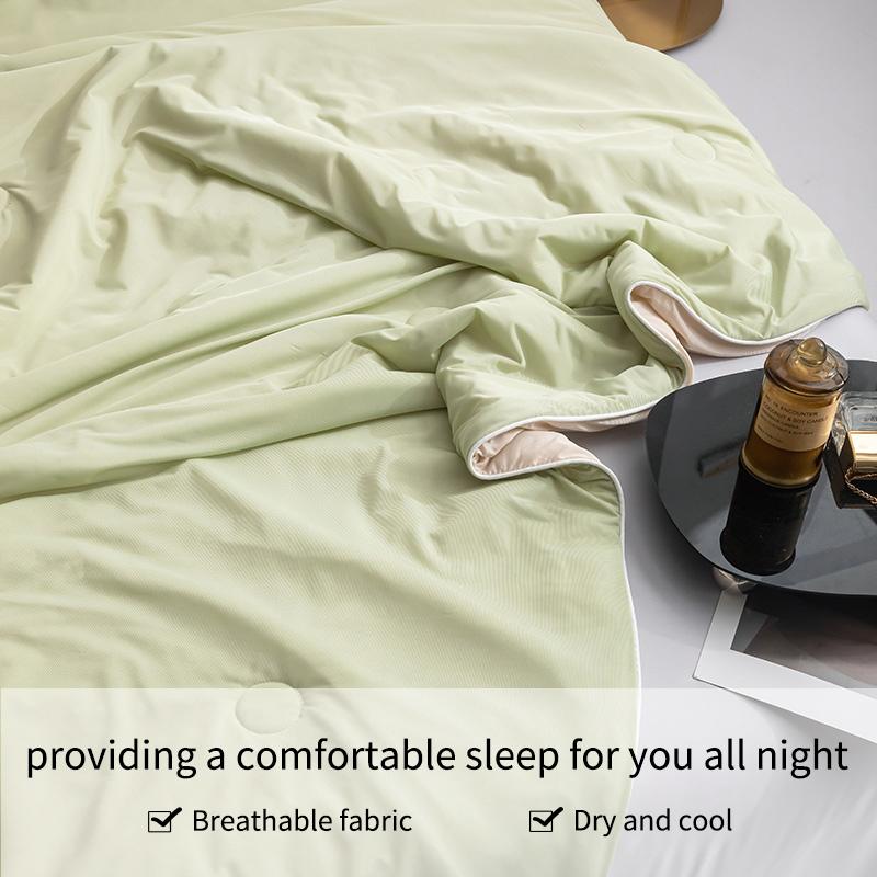 Peter Khanun Cooling Blankets Smooth Air Condition Comforter Lightweight Summer Quilt With Double Side Cold Skin-Friendly