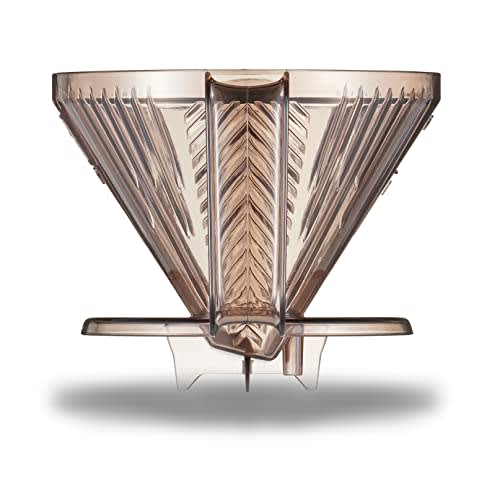 Melitta Coffee Dripper with Measuring Spoon and Graduated Measuring Spoon, 2-4 Cup Capacity, Brown, Aroma Filter Series, AF-M1 X 2