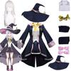 Аниме Majo No Tabitabi Elaina, пальто для косплея, юбка, рубашка, шляпа с бантом, парик, карнавальный костюм на Хэллоуин, полный комплект костюмов