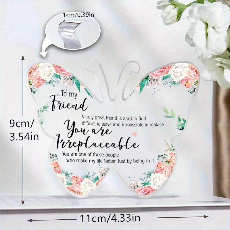 Butterfly Friendship Plaque - Heartfelt Gift for Best Sisters & Friends