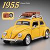 1/32 Beetle 1995 Классический Автомобиль Сплав Модель Автомобиля Звук и Свет Оттяжка Детская Игрушка Коллекционные Предметы Подарок на День Рождения
