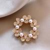 Garland Pearl Brooch, High-End Female Brooch, Design Sense, Niche Clothes With Accessories, Anti-Light Artifact