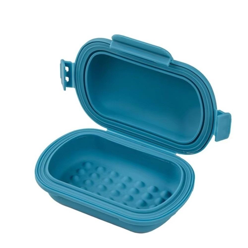 Travel Soap Container Silicone Soap Box Portable Soap Dish For Travel Hotel