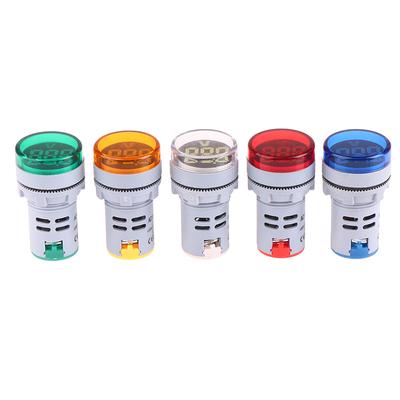 Мини-метр напряжения Ad16-22Dsv, 22 мм, светодиодный индикатор напряжения с цифровым дисплеем, сигнальная лампа/контрольная лампа