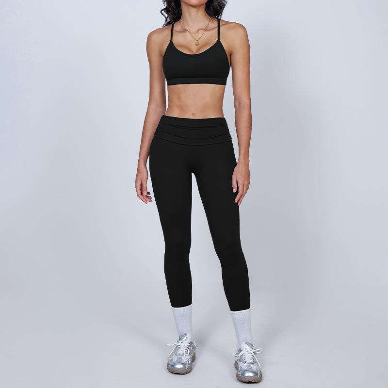 JYL Комплект для йоги Tight Cloud Feel Быстросохнущий костюм для бега