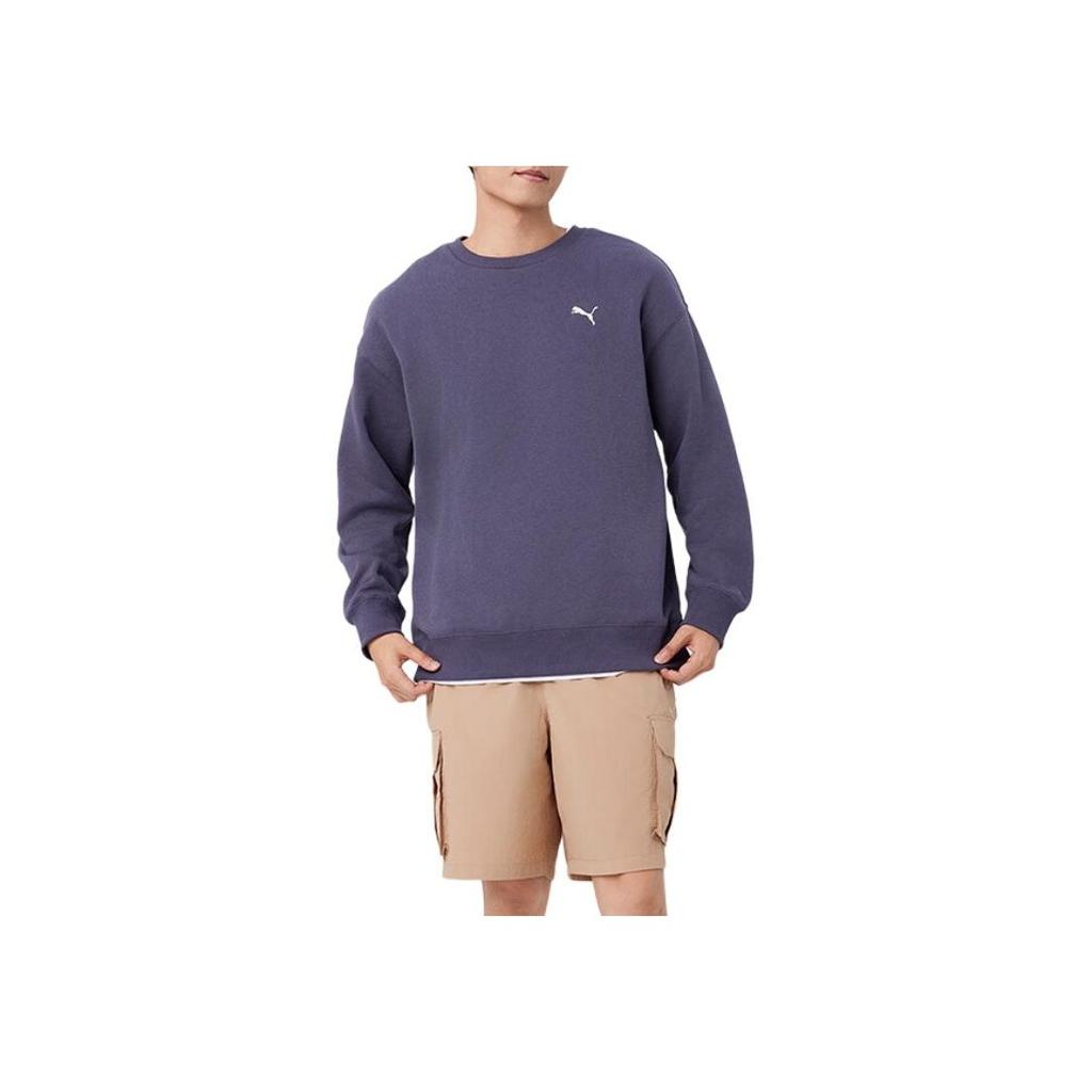 Puma Свободный флисовый пуловер, толстовка унисекс, толстовки Galaxy-Gray 632292-69