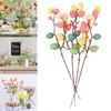 2/3/5/10Pcs Easter Egg Tree Branches Home Decoration Painting Field Eggs Spring Party Decor