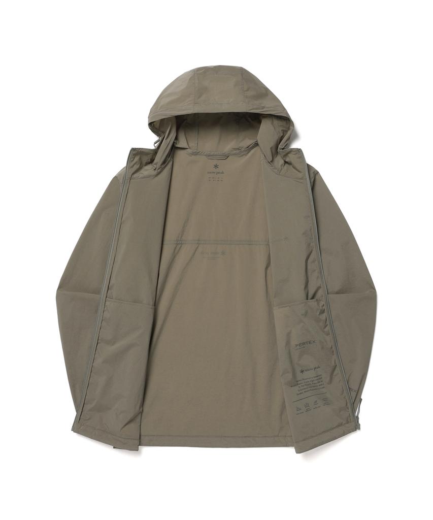 Snowpeak Apparel Pico Sunblock Ультралегкая ветровка Pertex (S26Mmtwb78) хаки