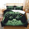 3D Game Console Printing Home Bedding Set King Size Bed Clothes Microfiber High Ranking Duvet Cover Set