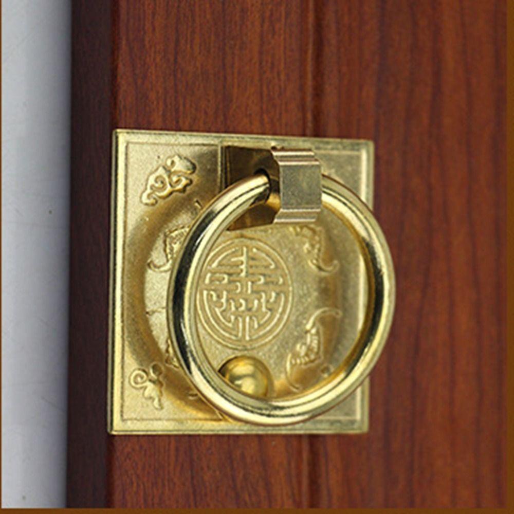 Ручка-тяга Bat квадратное кольцо антикварная ручка для ящика ретро дверное кольцо ручка для шкафа