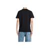 Off-White Solid Color Crew Neck Straight Cut Short Sleeve T-Shirt Regular Fit Men Tops Black OMAA027F24JER0021025