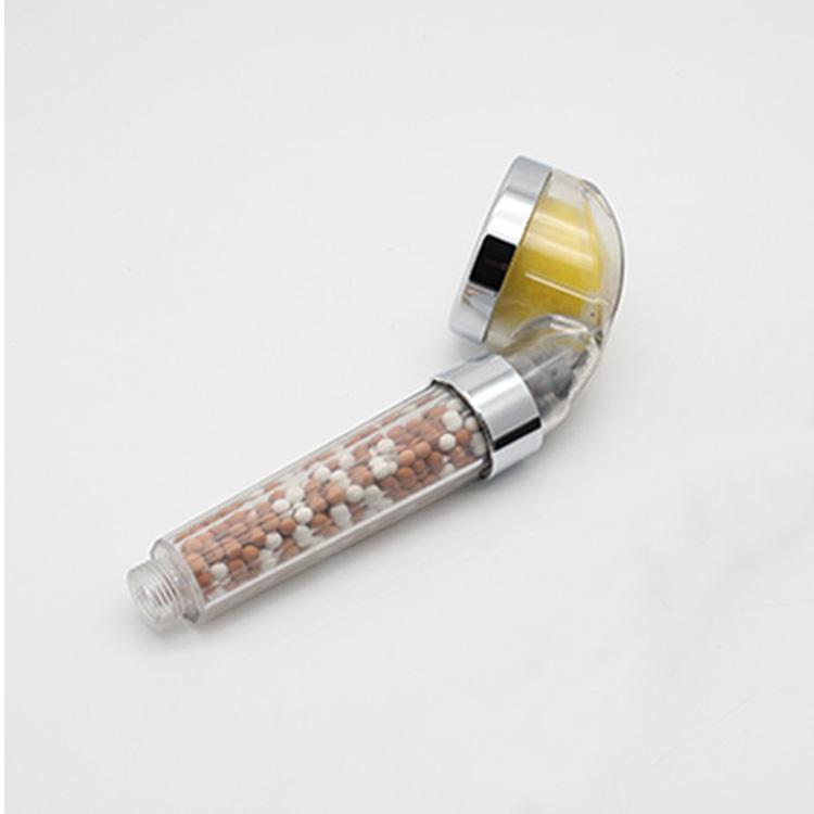 High Pressure Hard Water Saving Chlorine Refill Ionic Vitamin C Filter ABS Plastic Chrome Finish Rainfall Function Modern Design