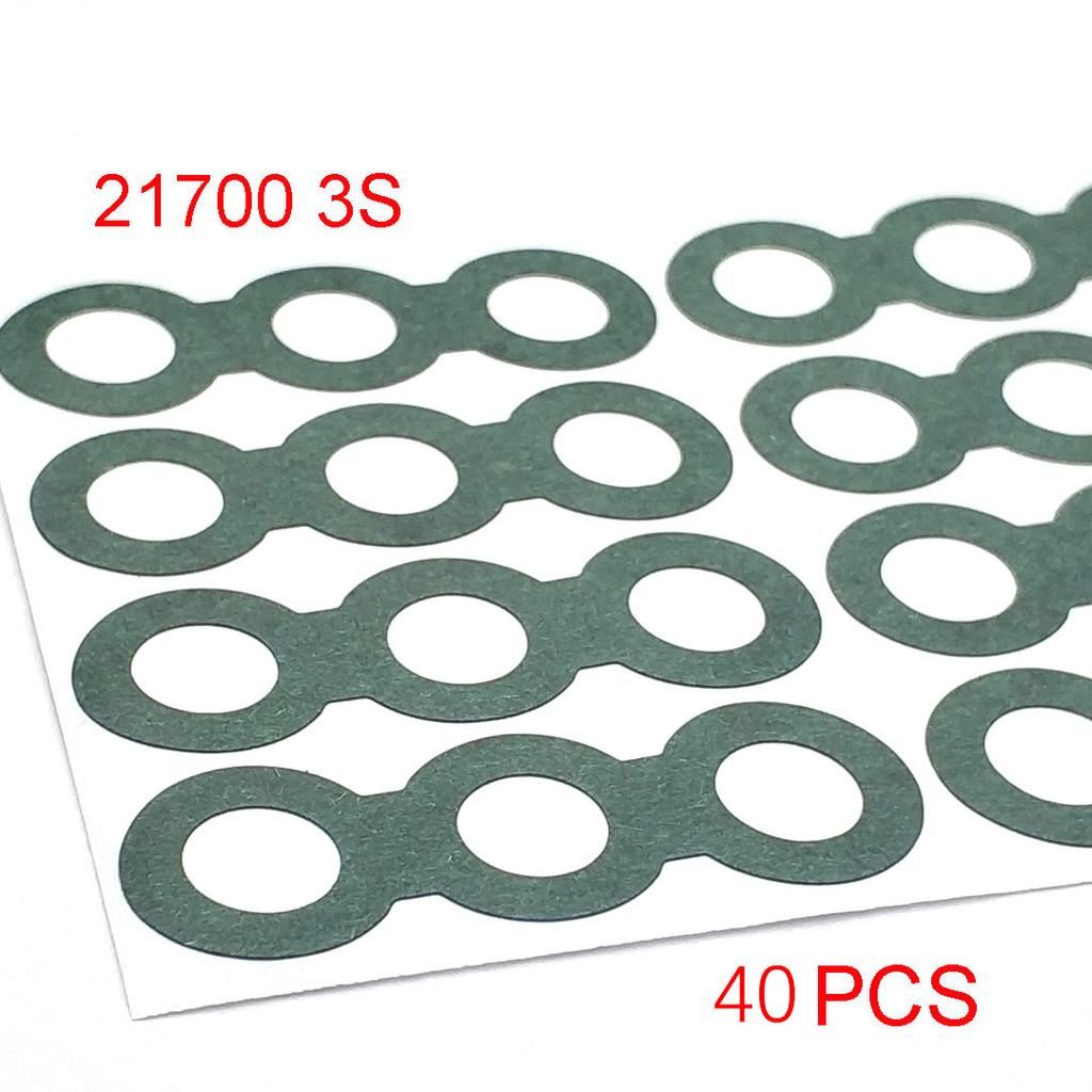 1S-6S 18650 21700 Li-ion Battery Insulation Gasket Barley Paper Battery Pack Cell Insulating Glue Patch Electrode Insulated Pads