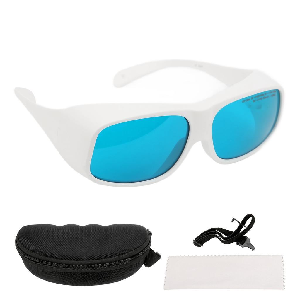 650nm Laser Safety Goggles Anti Laser Glasses with Wrap Around Design Fit Myopia GogglesBlack