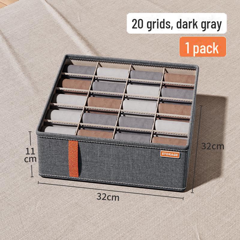 Большой ящик для хранения нижнего белья и носков с разделителями для ящиков в спальне и шкафов
