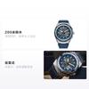Citizen Серия PROMASTER календарь водонепроницаемый спортивный и для отдыха авиационный хронограф легкий Кварцевый ремешок из коровьей кожи мужские часы синий di JY8148-08L