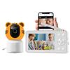 4.5" 1080P Baby Monitor with Mobile App & Two-Way Intercom