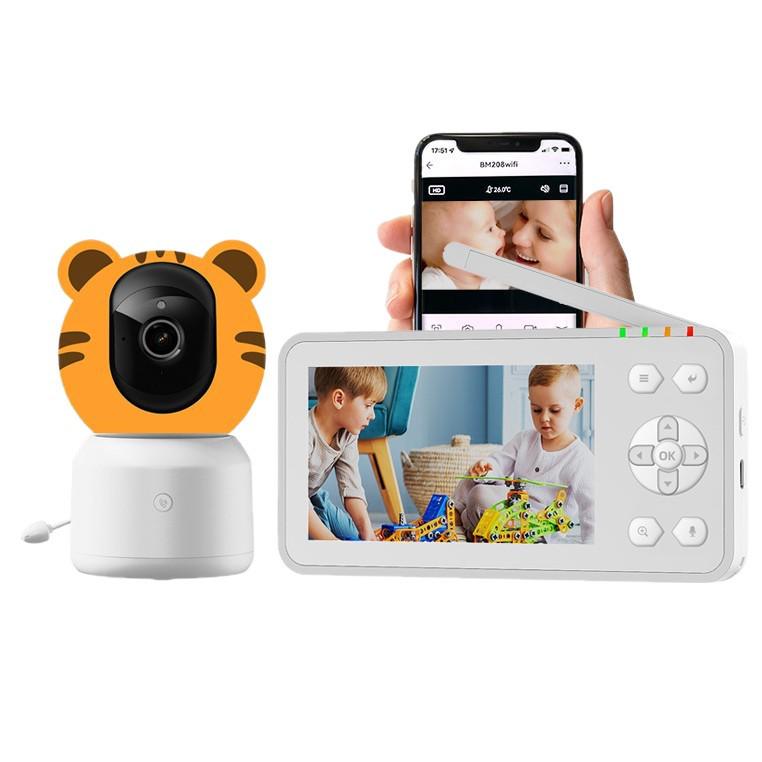 4.5" 1080P Baby Monitor with Mobile App & Two-Way Intercom