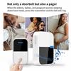 WHM05 Wireless Doorbell Self-Powered Remote Control Pressure Home Doorbell, US Plug