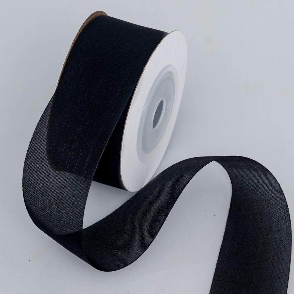 2.5cm Transparent Pearl Snow Ribbon Flower Packaging Ribbon Handmade Diy Hair Decoration Packaging Ribbon AccessoriesRibbon Bow DIY Flower Handmade