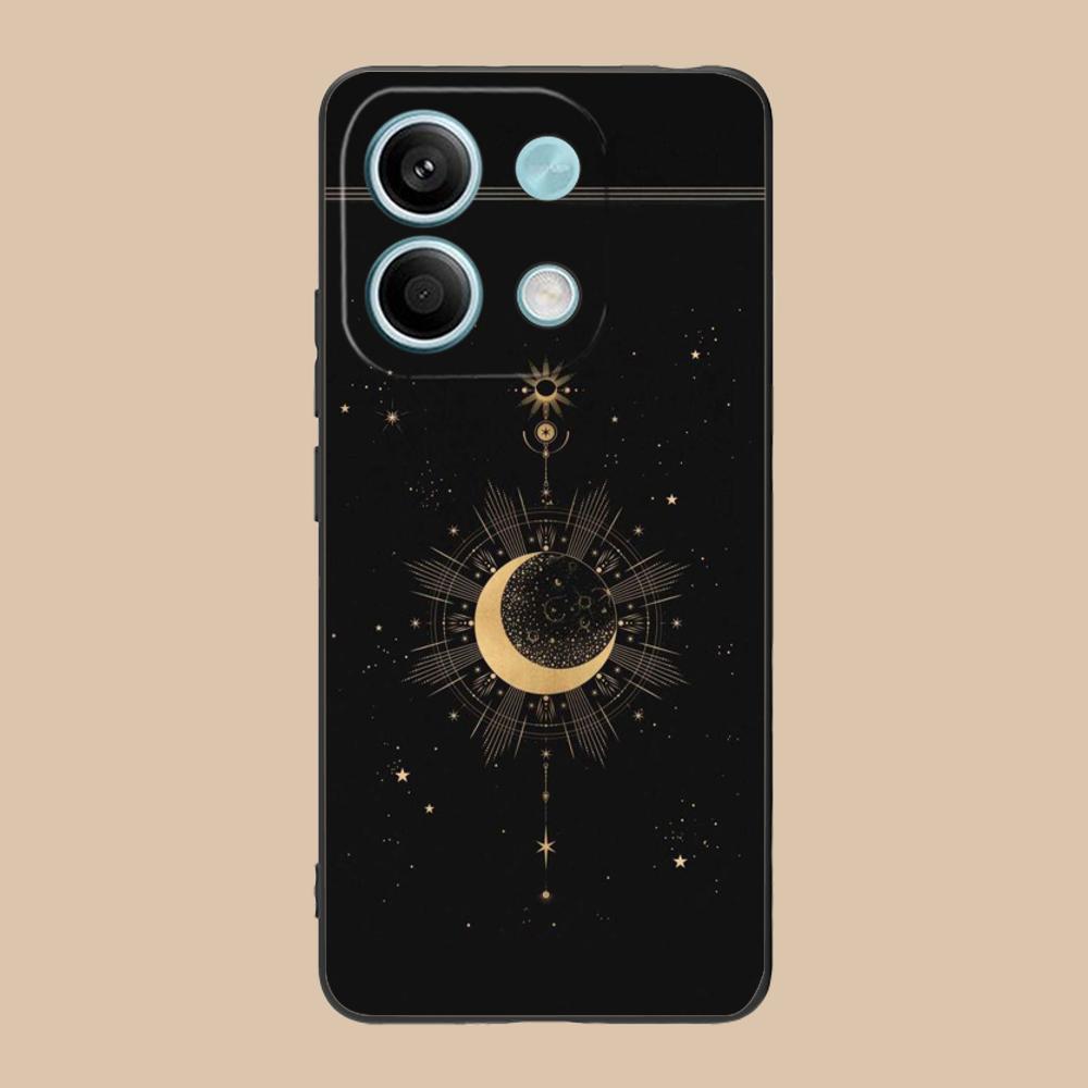 Чехол для мобильного телефона Солнце Луна для Xiaomi 15 14 13 12 Mi 11 T Ultra Lite Pro S X 5G Цветной печатный чехол Красивый роскошный чехол